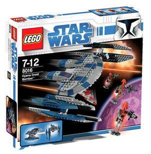 LEGO Set-Hyena Droid Bomber-Star Wars / Star Wars Clone Wars-8016-1-Creative Brick Builders